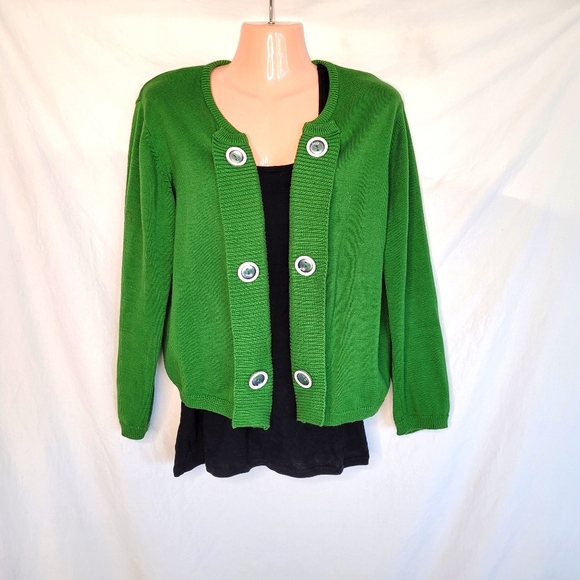 Vintage Green Cardigan - Picture 1 of 8